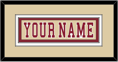 Boston College Hockey Nameplate - Alternate Gold - Signature Tier 2