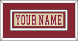 Boston College Hockey Nameplate - Alternate Gold - Double Mat 3