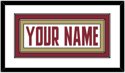 Boston College Hockey Nameplate - Home White (2011-2015) - Signature Tier 1