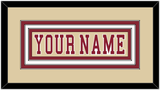 Boston College Hockey Nameplate - Alternate Gold - Triple Mat 1