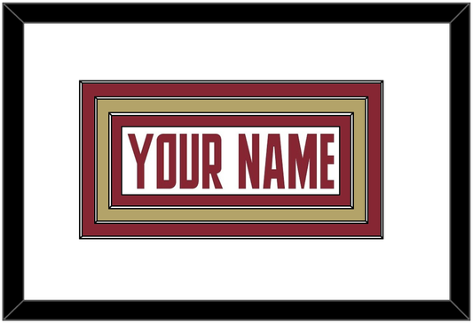 Boston College Hockey Nameplate - Home White (2011-2015) - Premier Tier 1