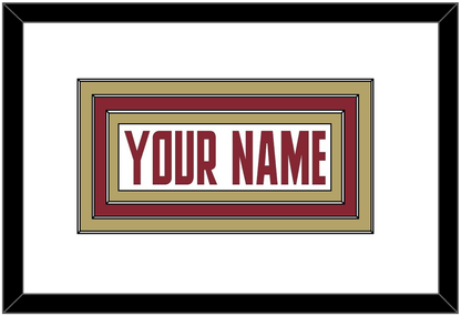 Boston College Hockey Nameplate - Home White (2011-2015) - Premier Tier 2