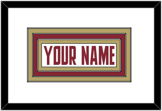 Boston College Hockey Nameplate - Home White (2011-2015) - Premier Tier 2