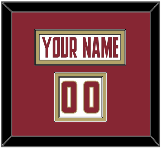 Boston College Nameplate & Number (Shoulder) - Home White (2011-2015) - Signature Tier 2