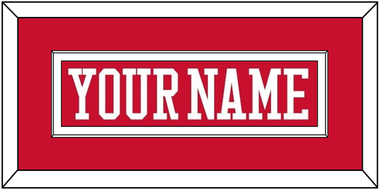 Boston Hockey Nameplate - Road Red - Essential Tier 1