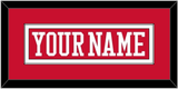 Boston Hockey Nameplate - Road Red - Single Mat 1