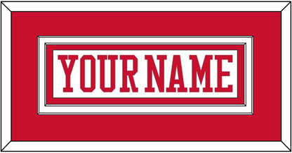 Boston Hockey Nameplate - Home White - Signature Tier 1