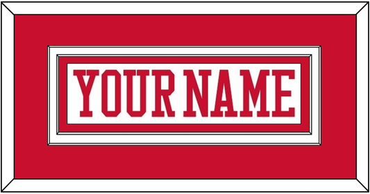Boston Hockey Nameplate - Home White - Signature Tier 1