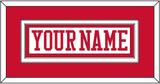 Boston Hockey Nameplate - Home White - Double Mat 1