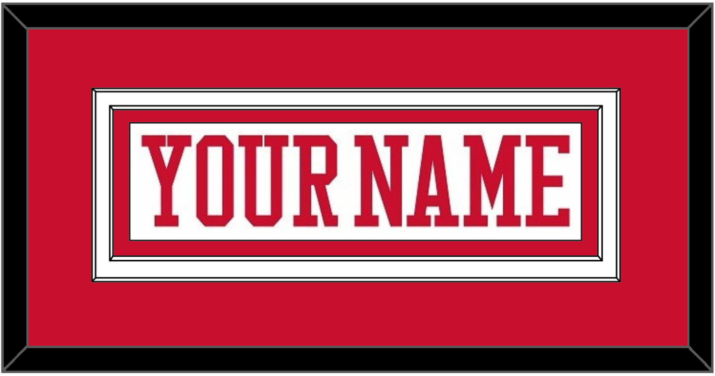 Boston Hockey Nameplate - Home White - Signature Tier 1