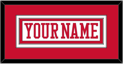 Boston Hockey Nameplate - Home White - Signature Tier 1