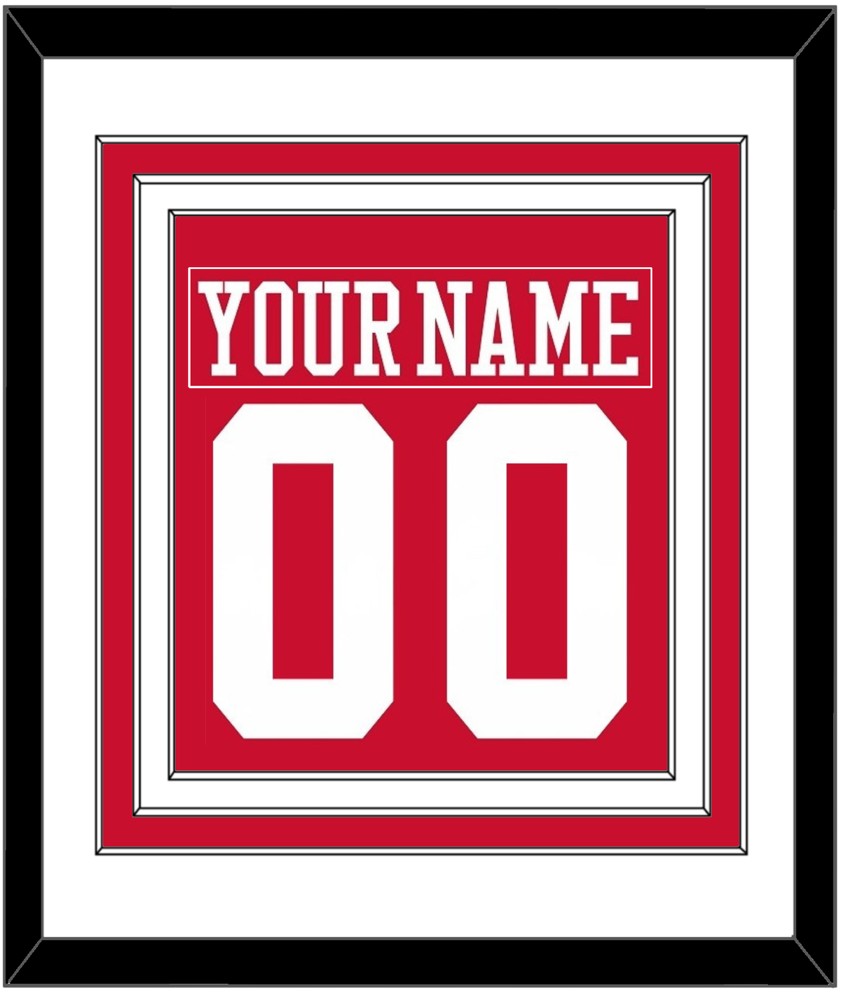 Boston Name & Full-Size Number - Combined