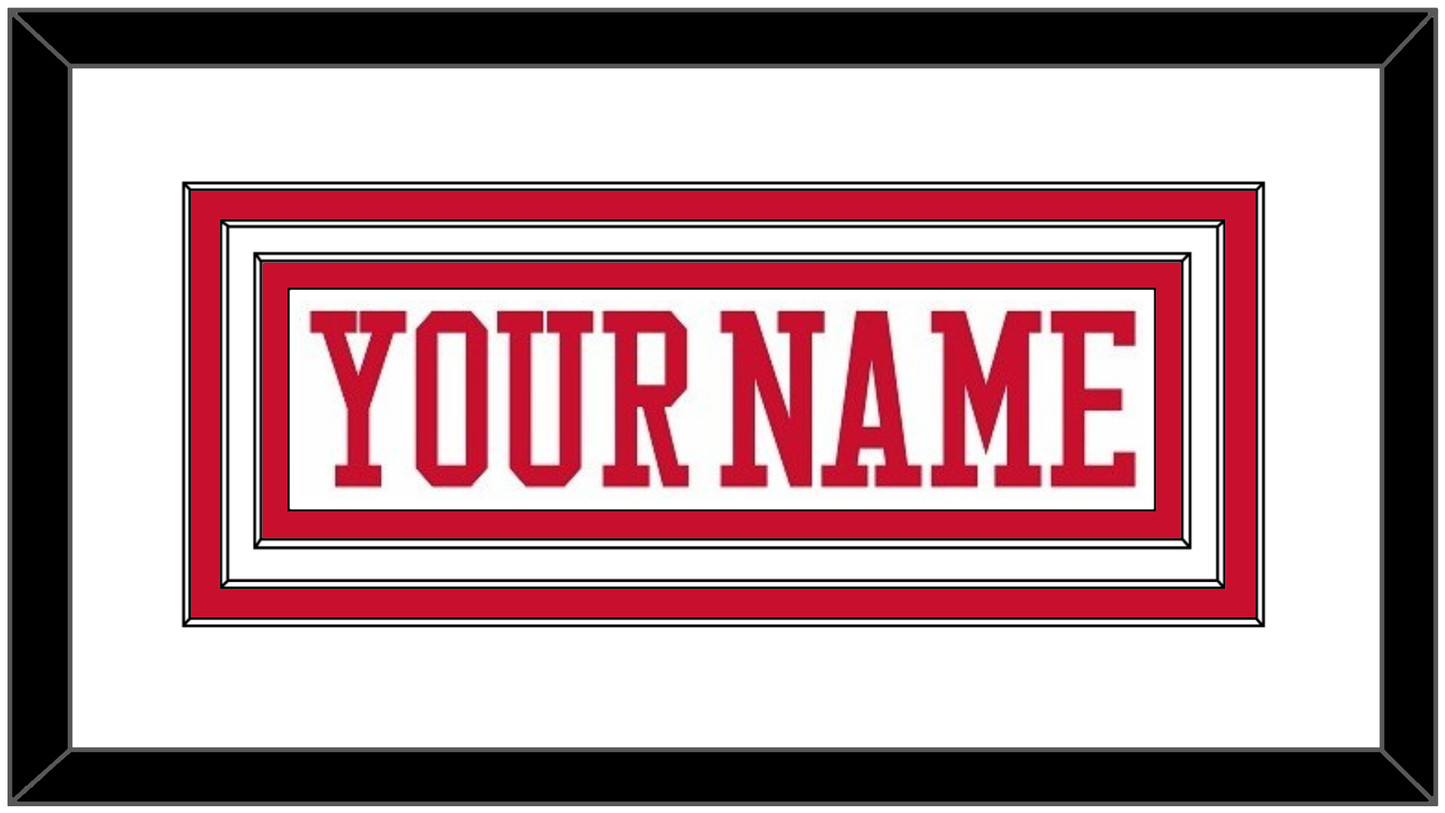 Boston Hockey Nameplate - Home White - Premier Tier 1