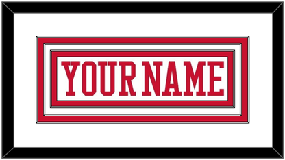 Boston Hockey Nameplate - Home White - Premier Tier 1