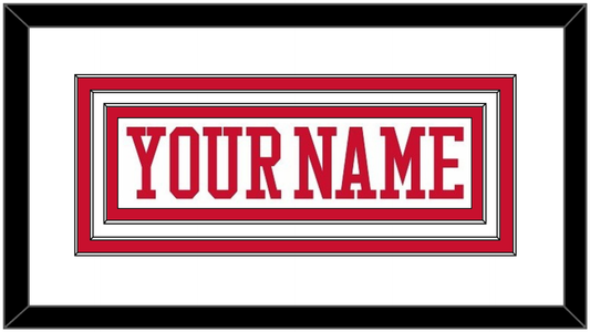 Boston Hockey Nameplate - Home White - Premier Tier 1