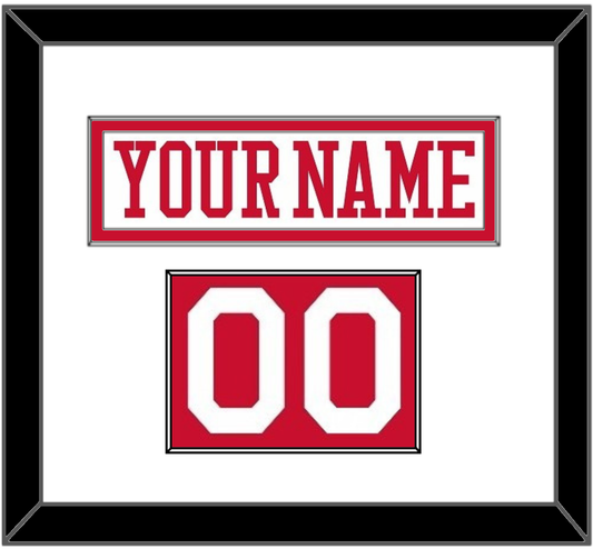 Boston Nameplate & Number (Shoulder) - Alternate Home White - Essential Tier 1