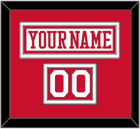 Boston Nameplate & Number (Shoulder) - Alternate Home White - Signature Tier 1