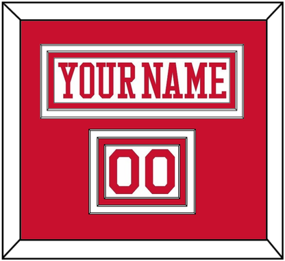 Boston Nameplate & Number (Shoulder) - Home White - Premier Tier 1