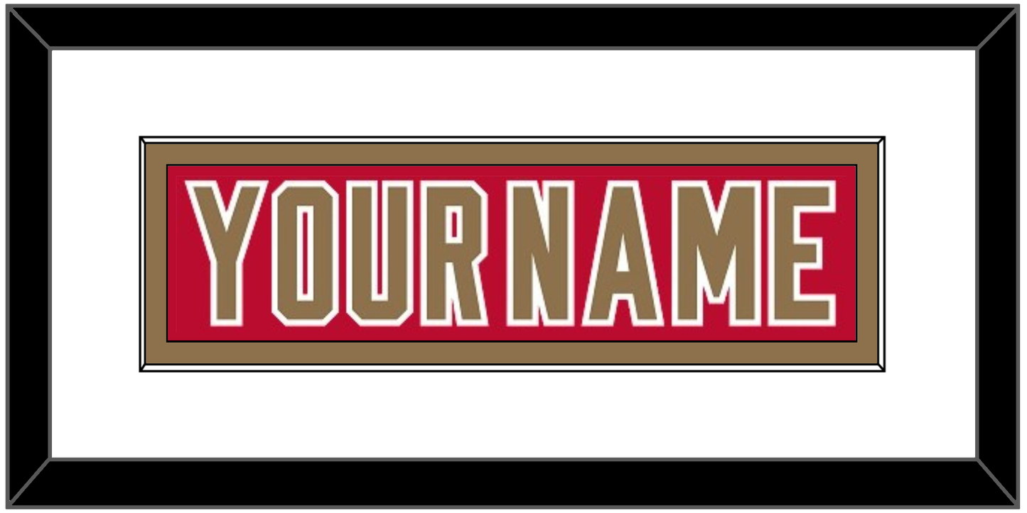 Denver Nameplate - Road Crimson - Essential Tier 1