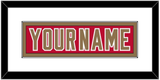 Denver Nameplate - Road Crimson - Single Mat 1