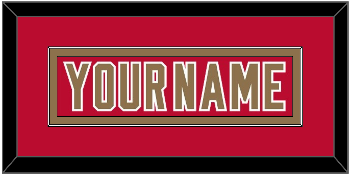 Denver Nameplate - Road Crimson - Essential Tier 2