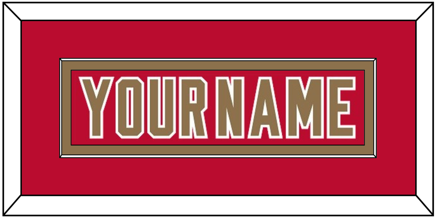 Denver Nameplate - Road Crimson - Essential Tier 2
