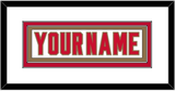 Denver Nameplate - Home White - Double Mat 1