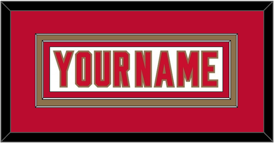 Denver Nameplate - Home White - Signature Tier 2