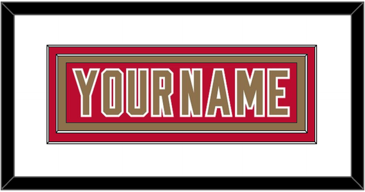 Denver Nameplate - Road Crimson - Signature Tier 1