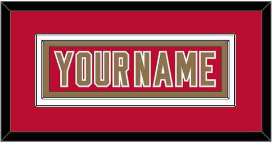 Denver Nameplate - Road Crimson - Signature Tier 2
