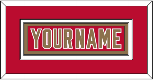 Denver Nameplate - Road Crimson - Signature Tier 2