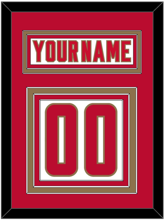 Denver Nameplate & Number (Back) - Home White - Premier Tier 2