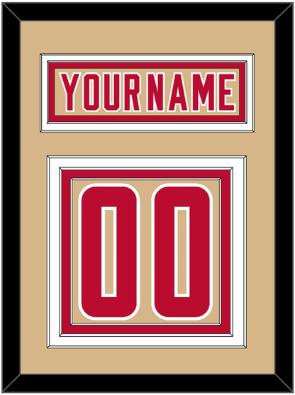 Denver Nameplate & Number (Back) - Alternate Gold - Premier Tier 2