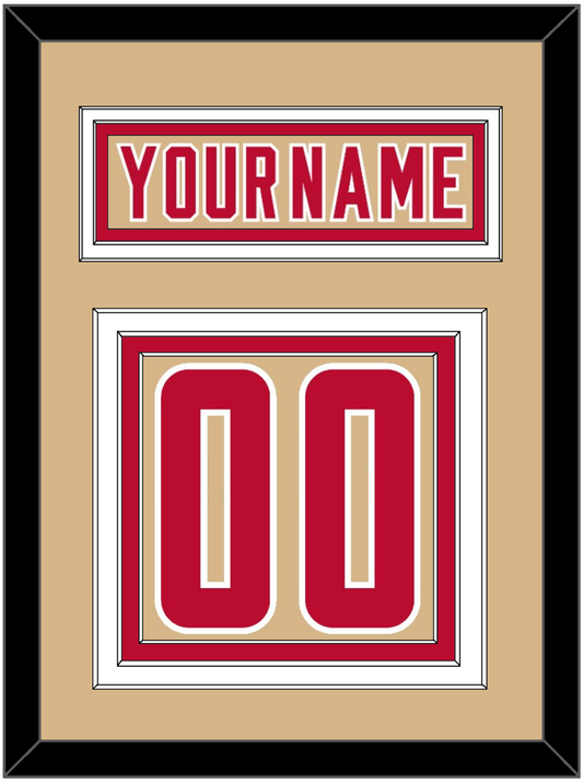 Denver Nameplate & Number (Back) - Alternate Gold - Premier Tier 2