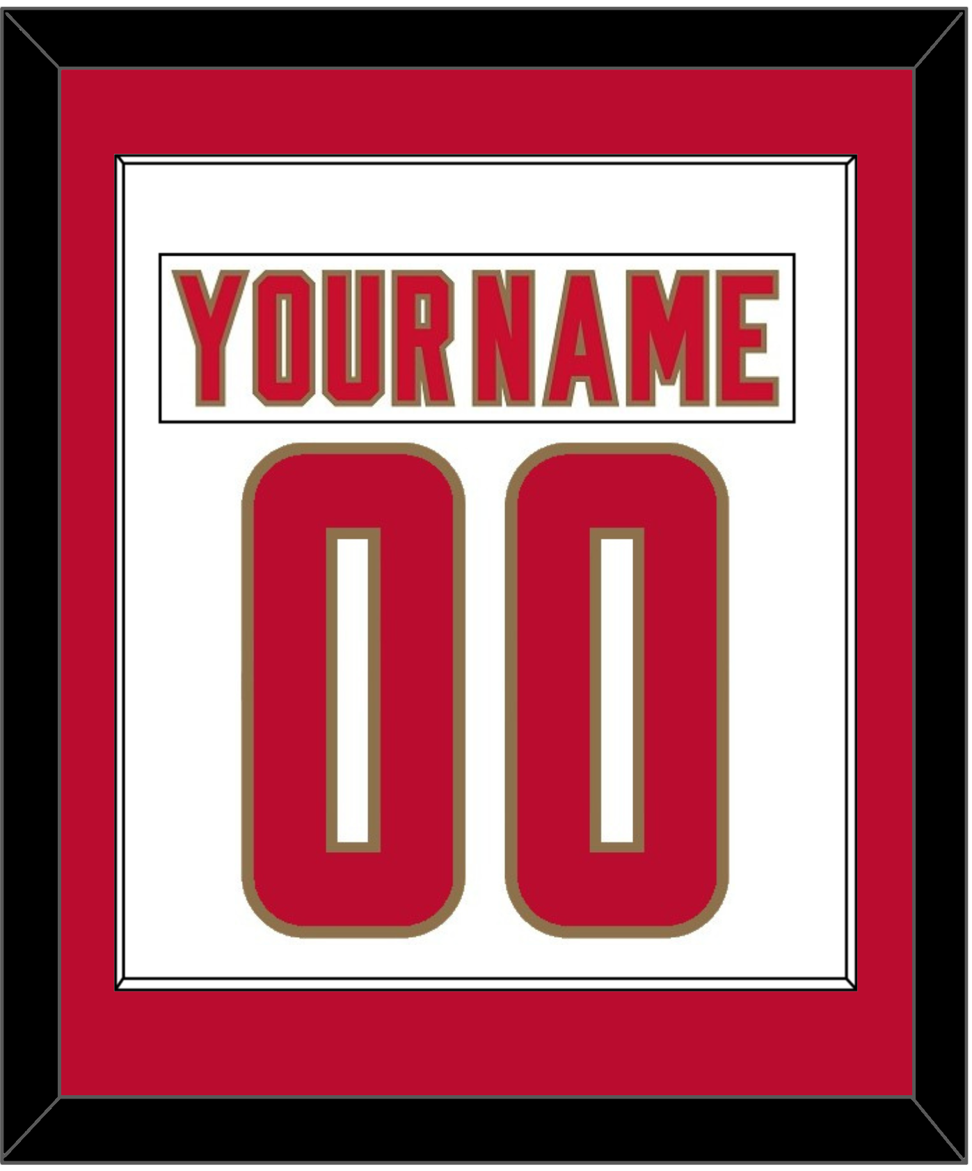 Denver Nameplate & Number (Back) Combined - Home White - Essential Tier 1