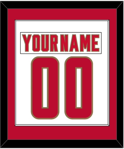 Denver Nameplate & Number (Back) Combined - Home White - Essential Tier 1