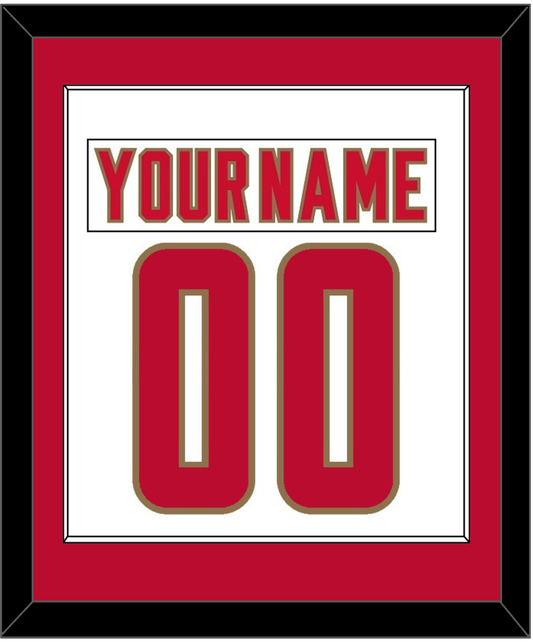 Denver Nameplate & Number (Back) Combined - Home White - Essential Tier 1