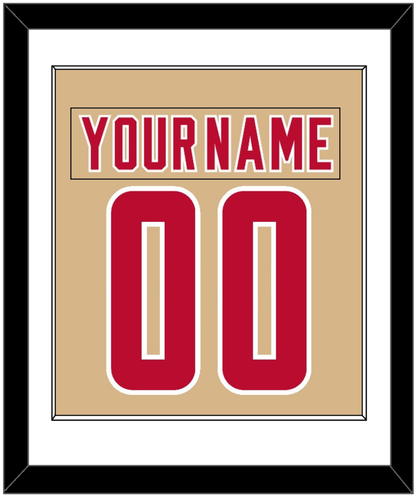 Denver Nameplate & Number (Back) Combined - Alternate Gold - Essential Tier 1