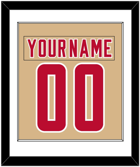 Denver Nameplate & Number (Back) Combined - Alternate Gold - Essential Tier 1