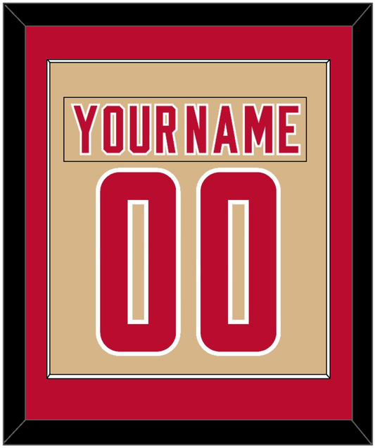 Denver Nameplate & Number (Back) Combined - Alternate Gold - Essential Tier 2