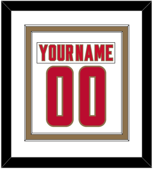 Denver Nameplate & Number (Back) Combined - Home White - Signature Tier 1