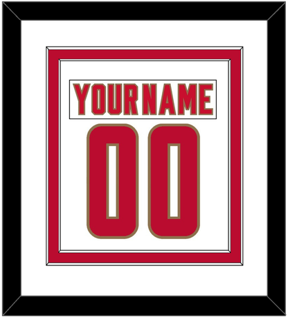 Denver Nameplate & Number (Back) Combined - Home White - Signature Tier 2