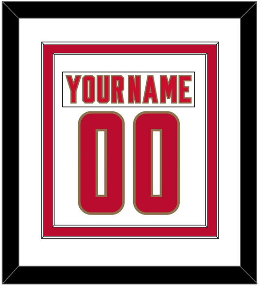 Denver Nameplate & Number (Back) Combined - Home White - Signature Tier 2