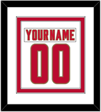 Denver Nameplate & Number (Back) Combined - Home White - Double Mat 2