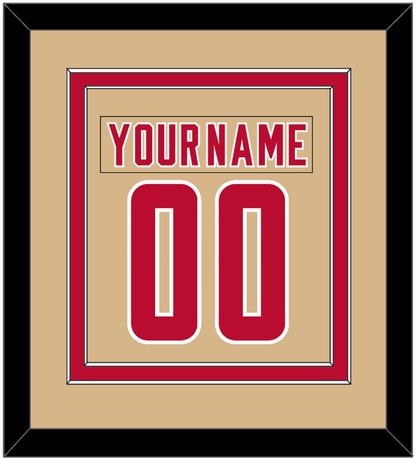 Denver Nameplate & Number (Back) Combined - Alternate Gold - Signature Tier 2