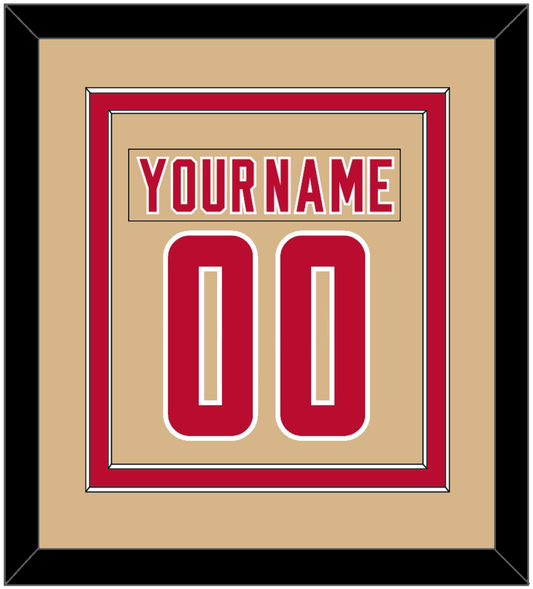 Denver Nameplate & Number (Back) Combined - Alternate Gold - Signature Tier 2