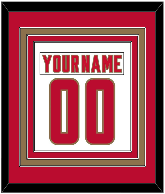Denver Nameplate & Number (Back) Combined - Home White - Premier Tier 2