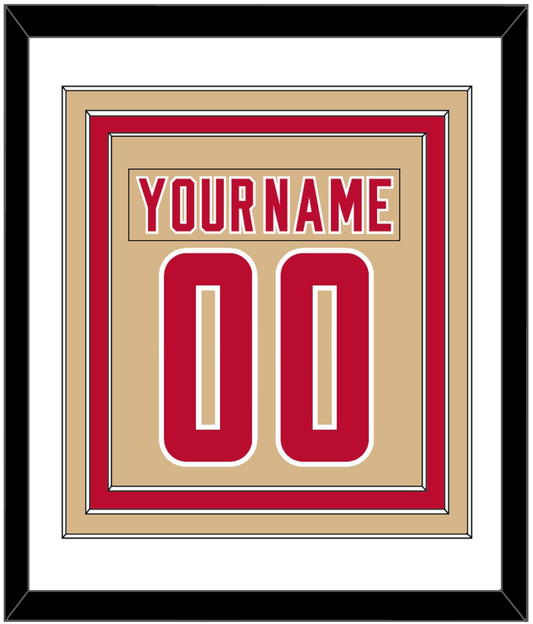 Denver Nameplate & Number (Back) Combined - Alternate Gold - Premier Tier 1