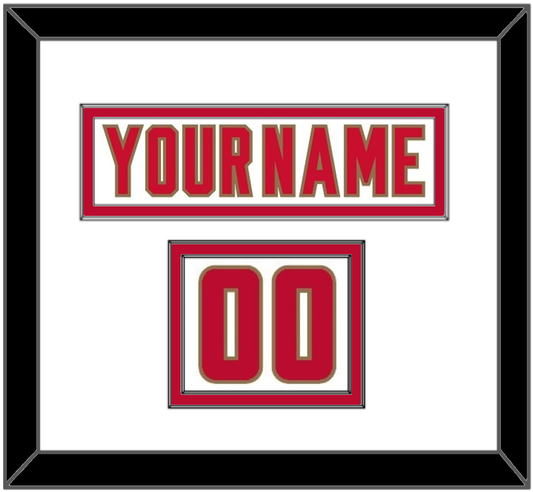 Denver Nameplate & Number (Shoulder) - Home White - Signature Tier 1