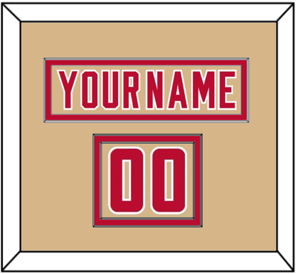 Denver Nameplate & Number (Shoulder) - Alternate Gold - Signature Tier 2